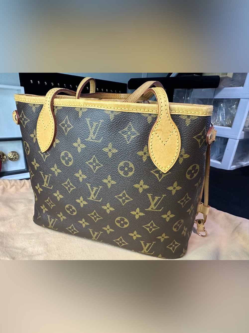 Louis Vuitton Neverfull Monogram Tote PM Brown Canvas - Picture 6 of 16